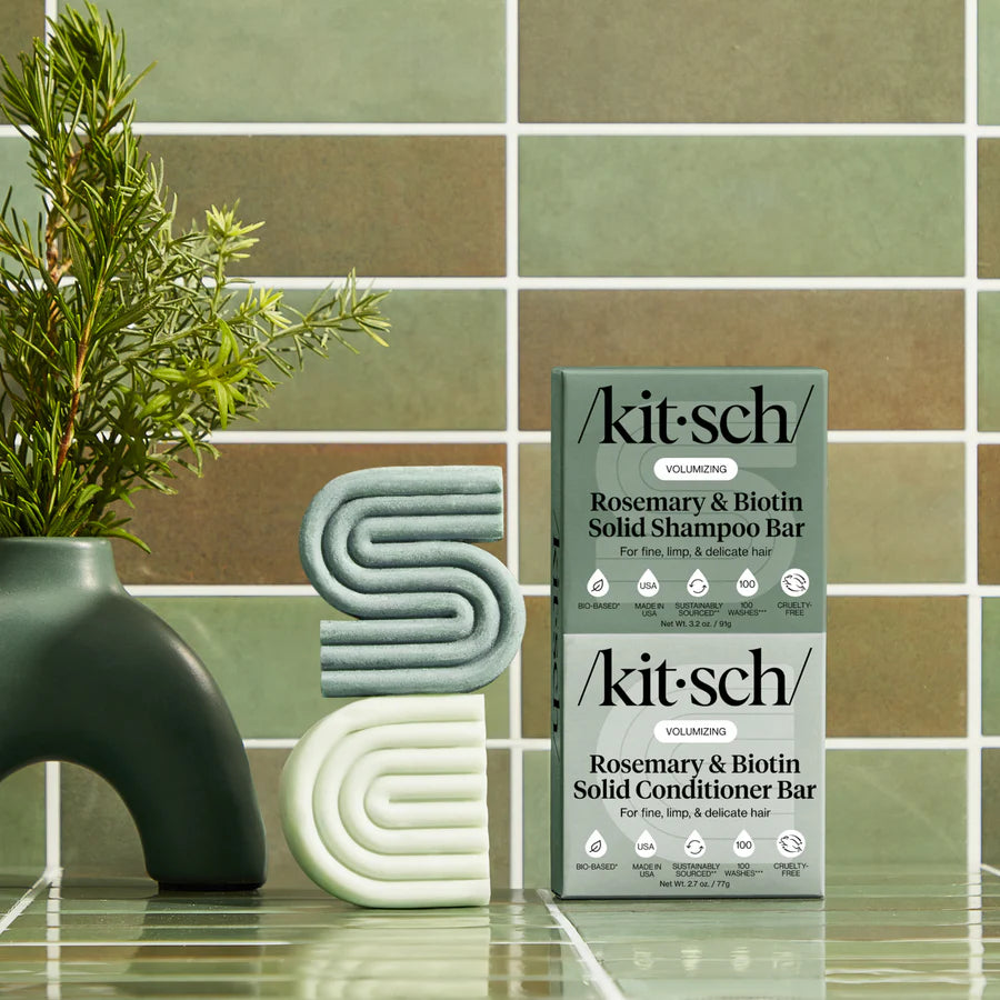 Rosemary & Biotin Shampoo & Conditioner Bar Combo