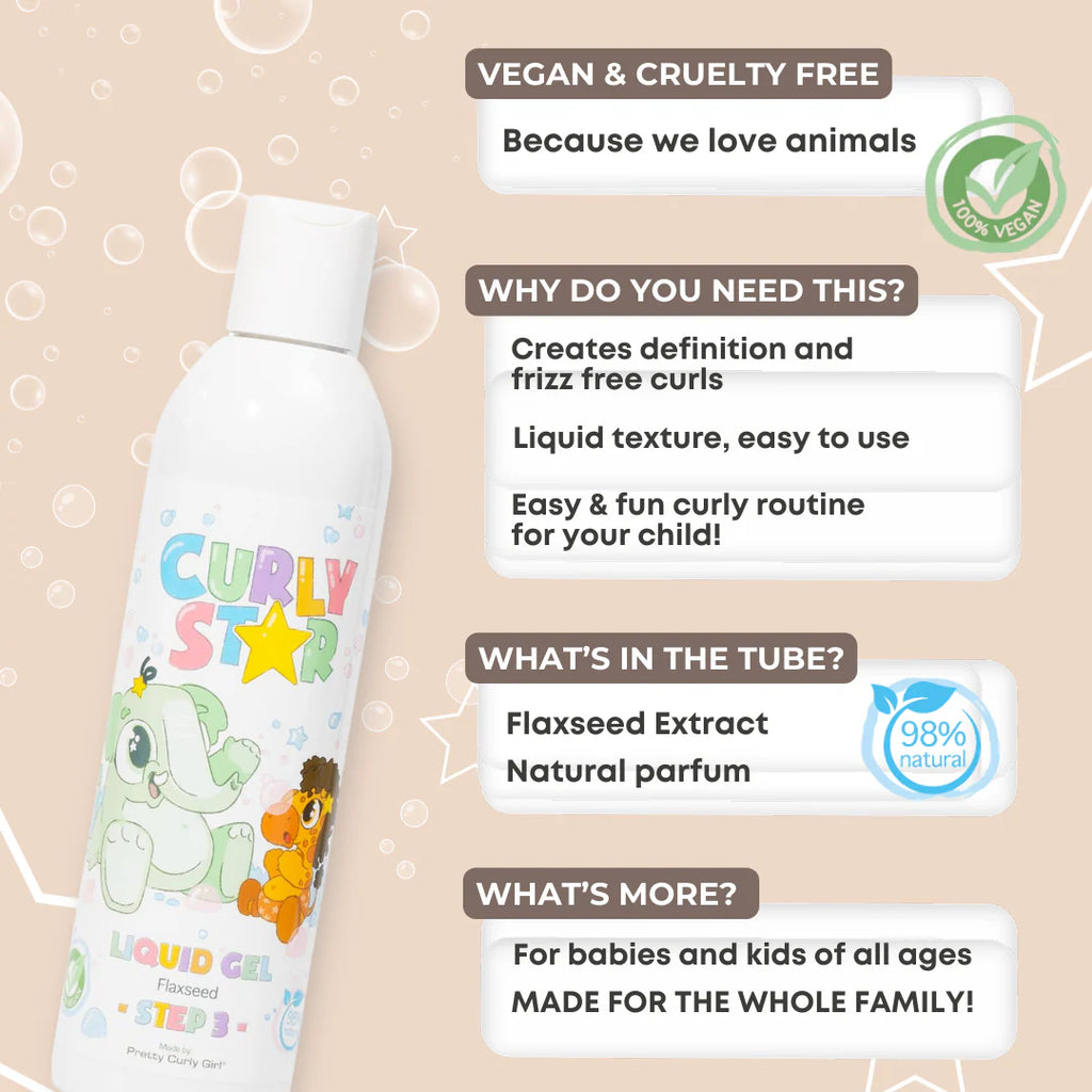 Curly Star Liquid Gel